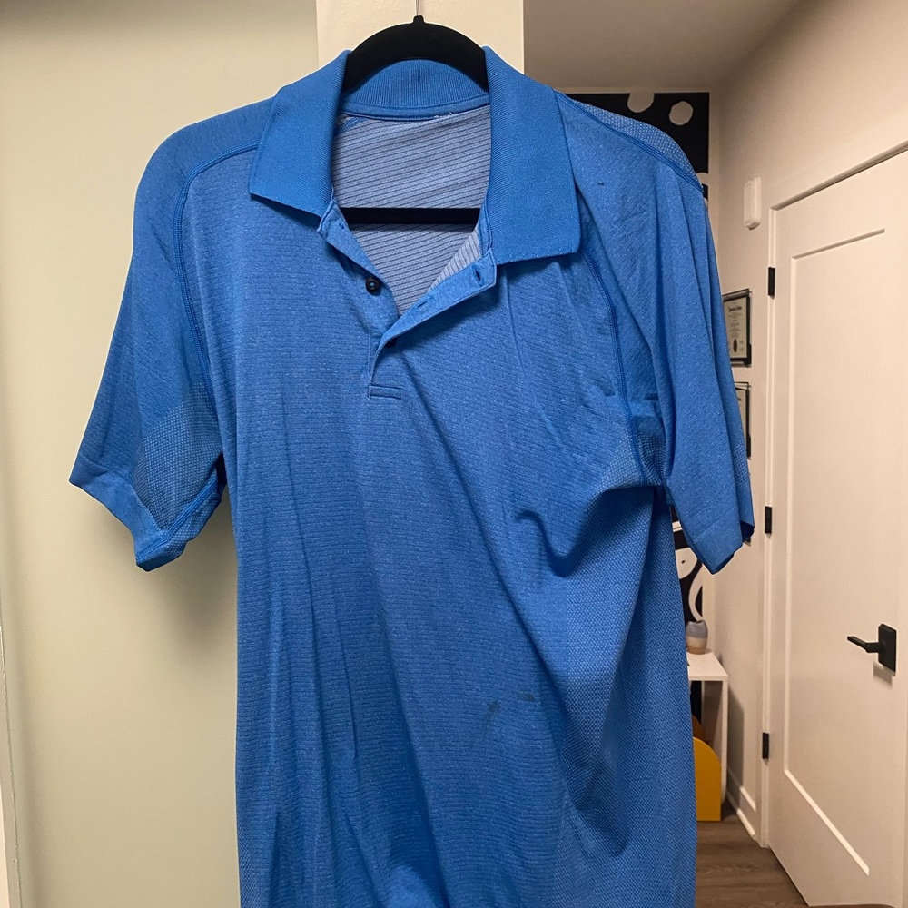 Blue lulu tech polo